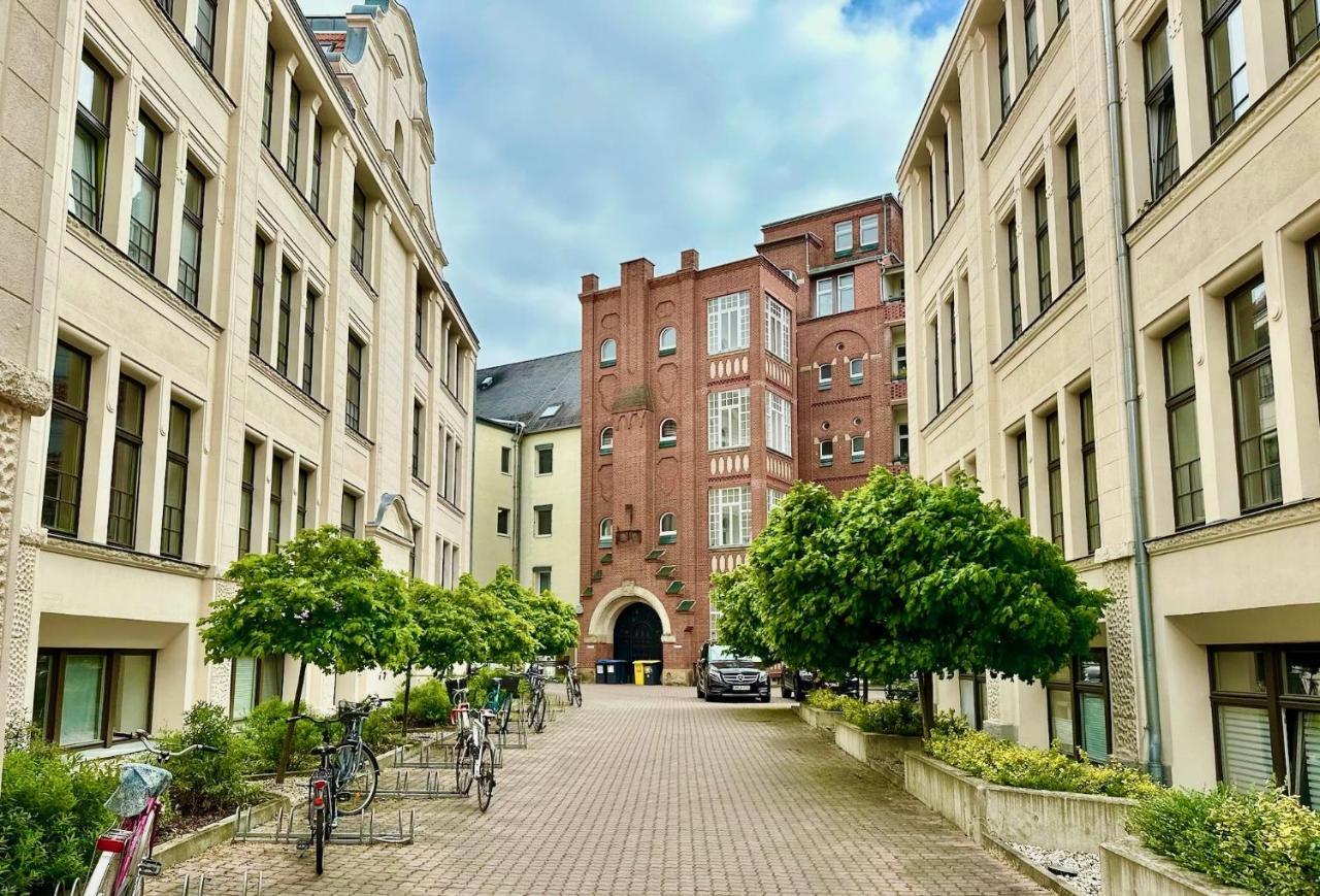 Meos 2 -Zentrum-Hofblick-Gym-Netflix Leipzig Exterior foto